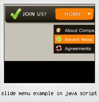 Slide Menu Example In Java Script