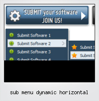 Sub Menu Dynamic Horizontal