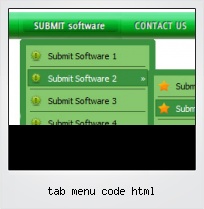 Tab Menu Code Html