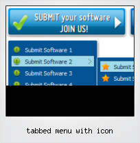 Tabbed Menu With Icon