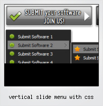 Vertical Slide Menu With Css